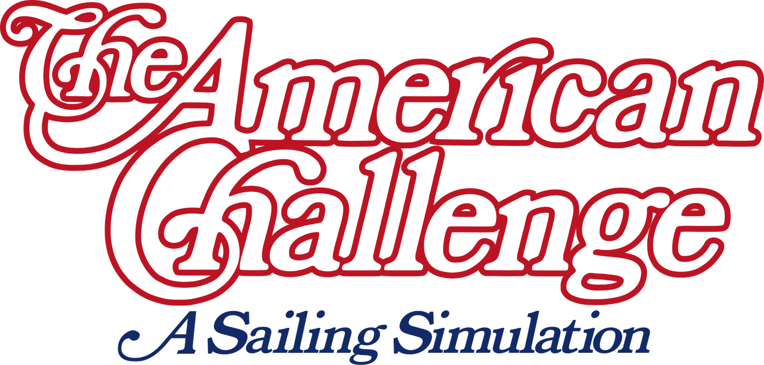 The American Challenge: A Sailing Simulation logo for Commodore 64
